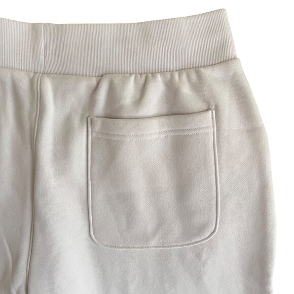 Champion NWT Reverse Weave Shorts Mens L Raw Hem White Logo Cotton Blend - Picture 5 of 15